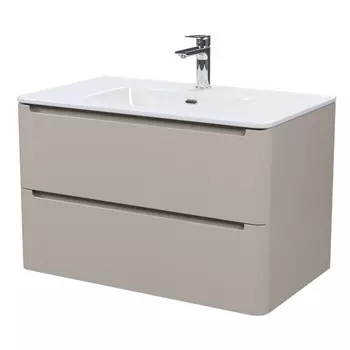 тумба с раковиной подвесная IDDIS Edifice 80см капучино