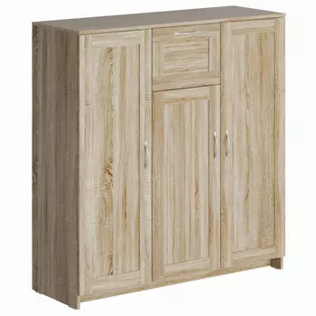 тумба СИРИУС 3 двери и 1 ящик 1171x1234x412мм сонома ЛДСП