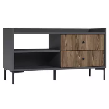 тумба ТВ Teravvio 1216х450х650мм графит/сосна глэм ЛДСП