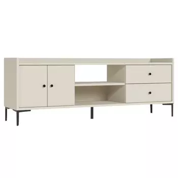 тумба ТВ Teravvio 1802х400х650м серый шелк ЛДСП