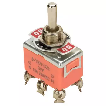 тумблер DUWI 250В 15А двухполюсный KN-203