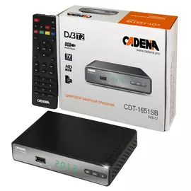 тв-тюнер цифровой CADENA CDT-1651SB