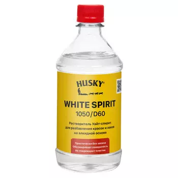 уайт-спирит высокоочищенный HUSKY WHITE SPIRIT 1050/D60 0,5л, арт.32019