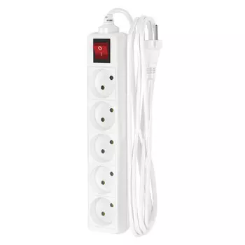 удлинитель ФОТОН 3м 5-местный б/з с выключателем 10А для офиса 10-35S