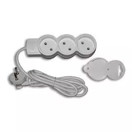 удлинитель 5м 3-местный б/з 2х0,75мм кв