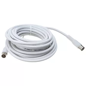 удлинитель антенный DORI 1131-1 штекер-гнездо 5м белый