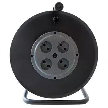 удлинитель на метал. катушке СВЕТ 4 гнезда 20м б/з 10А 2х1мм2 2200Вт IP20