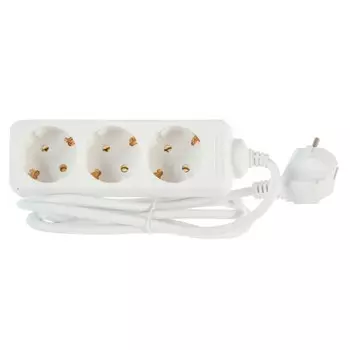 удлинитель NAVIGATOR 5м 3-местный с/з IP20 16А белый