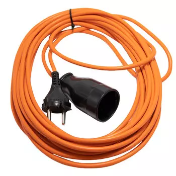 удлинитель РЕАЛЬНАЯ ЭЛЕКТРИКА 1 гнездо 10м б/з ПВС 2х0,75 оранжевый