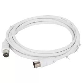 удлинитель ТВ 51690 штекер-гнездо 3,0м бел.