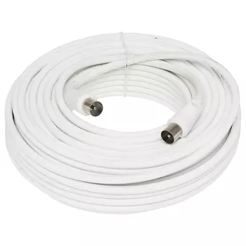 удлинитель ТВ GODIGITAL 3611D-15 штекер-гнездо 15м бел.