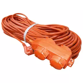 удлинитель UNIVERSAL 4 гнезда 10м 3500Вт ПВС 3х1,5 16А IP44 оранжевый