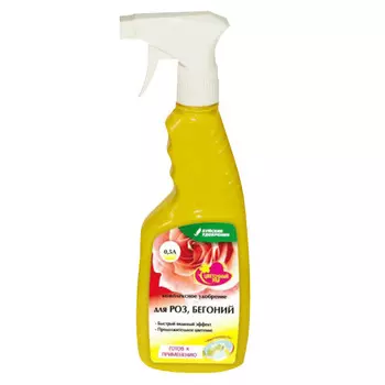 удобрение БУЙСКИЕ УДОБРЕНИЯ Цветочный рай для роз бегоний спрей 500мл