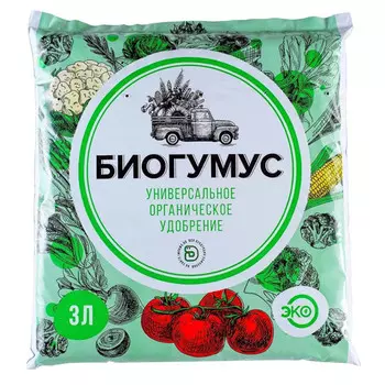 удобрение органическое Биогумус Вермикомпост 3л