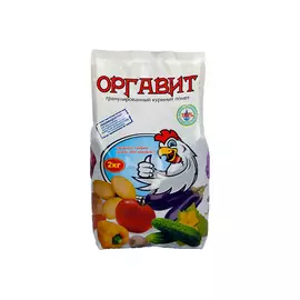 удобрение органическое Куриный помет оргавит 2кг