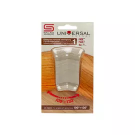 угол эластичный внутренний для плинтуса ПВХ SALAG NGF 56мм Дуб полярный 1шт.