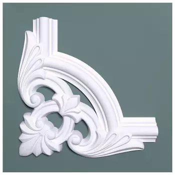 угол декоративный BELLO-DECO М12У2 225х225мм полимер(xps) белый, арт. 00-00104777