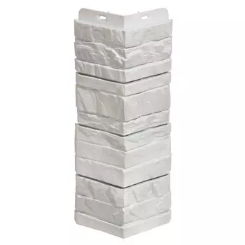 угол для фасадной панели DOCKE Stein молочный 400мм