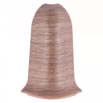 угол наружный для плинтуса ИДЕАЛ Классик 55 Орех ПВХ