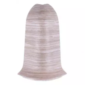 угол наружный для плинтуса ИДЕАЛ Классик 55 Дуб мокко ПВХ