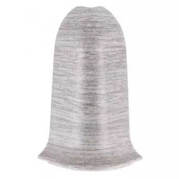 угол наружный для плинтуса ИДЕАЛ Классик 55 Орех серый ПВХ