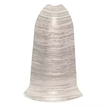 угол наружный для плинтуса LIDER 62мм бамбук светлый 2шт.