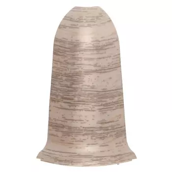 угол наружный для плинтуса LIDER 62мм дуб бежевый 2шт.