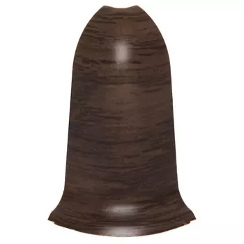 угол наружный для плинтуса LIDER 62мм дуб шоколад 2шт.