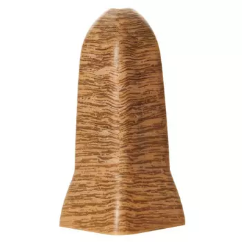 угол наружный для плинтуса LIDER 75мм дуб золотистый 2шт.