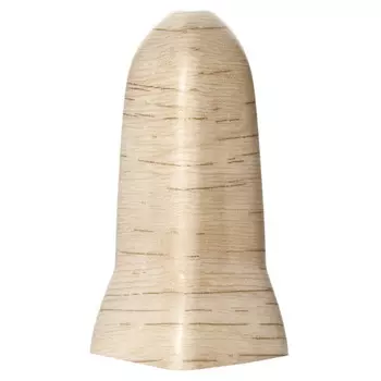 угол наружный для плинтуса LIDER 75мм дуб осветленный 2шт.