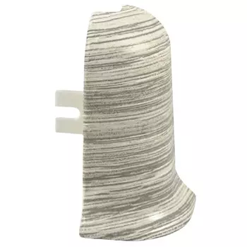 угол наружный для плинтуса ПВХ RICO Leo 56мм Липа амурская 2шт