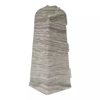 угол наружный для плинтуса ПВХ SALAG Lima 72мм Дуб шведский 1 шт.