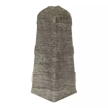 угол наружный для плинтуса ПВХ SALAG Lima 72мм Дуб чёрный 1 шт.