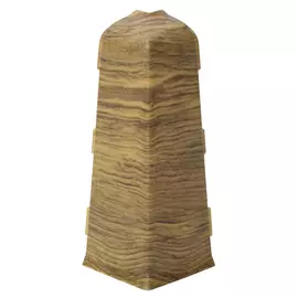 угол наружный для плинтуса ПВХ SALAG Lima 72мм Дуб аргос 1шт.