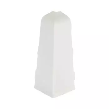 угол наружный для плинтуса ПВХ SALAG Lima 72мм Серый 1шт.