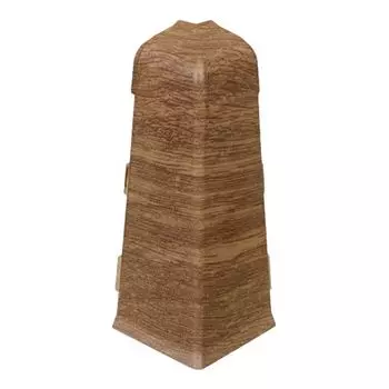 угол наружный для плинтуса ПВХ SALAG Lima 72мм Дуб Польский 1шт.