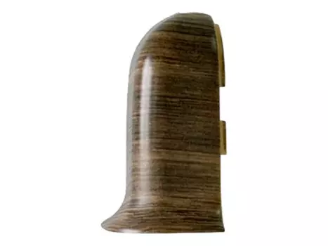 угол наружный для плинтуса ПВХ SALAG NGF 56мм Дуб старый 1шт.