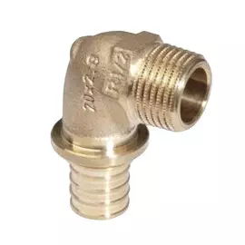 угольник аксиальный REHAU 20х3/4" НР RX для труб из сшитого полиэтилена