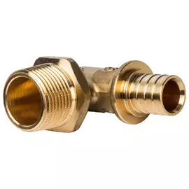 угольник аксиальный STOUT 20x3/4" НР для труб из сшитого полиэтилена