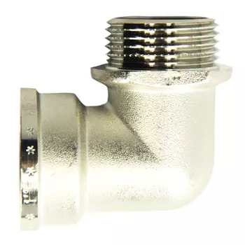 угольник MPF 1" ВР/НР латунь резьба