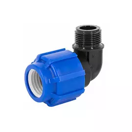 угольник ПНД 25x3/4 НР