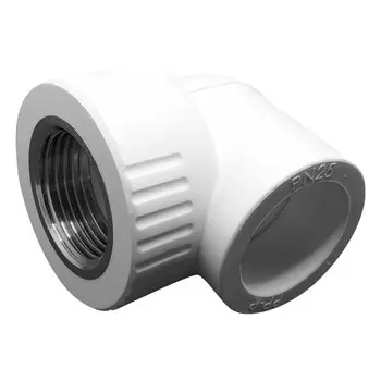 угольник полипропиленовый РОСТерм 32мм х 3/4" ВР