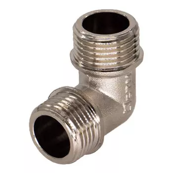 угольник с ограничителем CTM 1/2" НР/НР