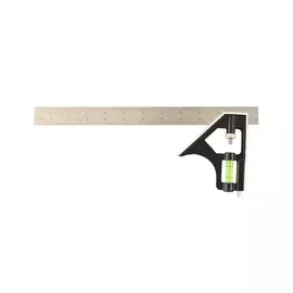 угольник с уровнем UGO LOKS 300мм