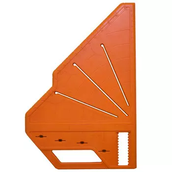 угольник столярный KENDO 307х205х24мм 22,5/45/67,5град ABS-пластик