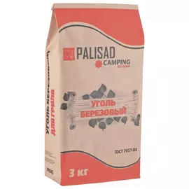 уголь PALISAD берёзовый 3кг