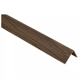 угол ПВХ венге африка 2700х20х20мм текстурный с тиснением