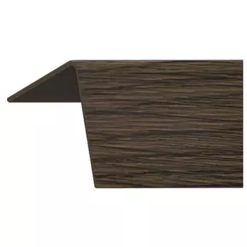 угол ПВХ венге африка 2700х30х30мм текстурный с тиснением