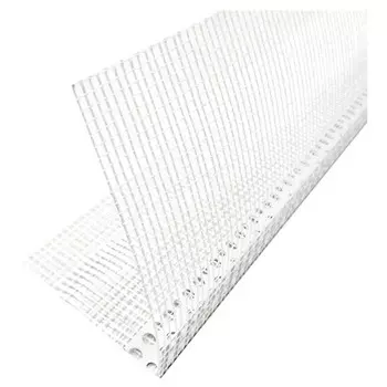 угол штукатурный с сеткой 15х10 см 2500х20х20мм ПВХ