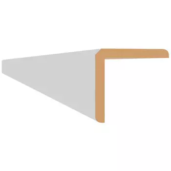 угол складной для панели МДФ STELLA Белый 2700х24х24мм